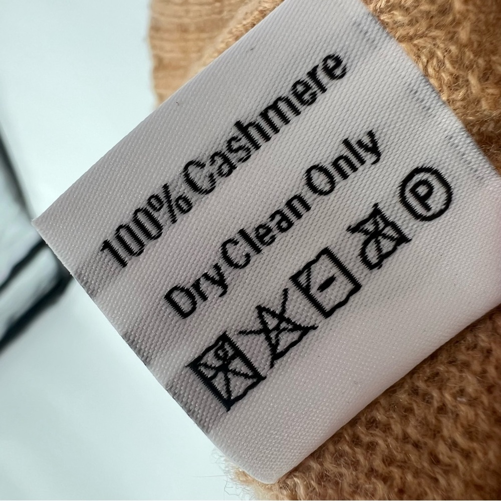 NavyBLEU Cashmere Camel Open Front Cardigan - Picture 6 of 10